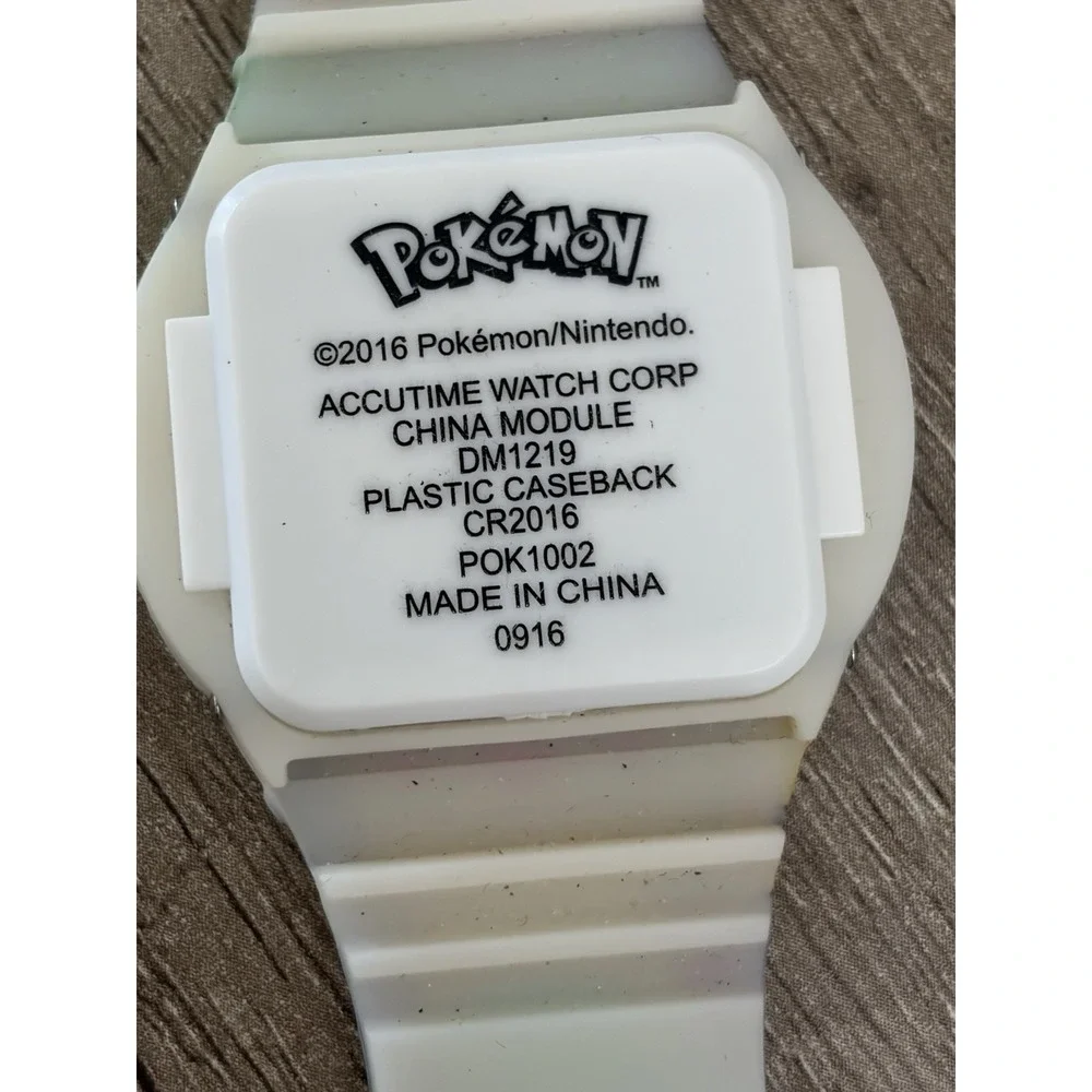 Accutime Nintendo Pokemon LED Wrist Watch Pikachu / Squirtle / Bulbasaur